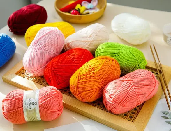Hand Knitting Soft Milk Cotton Knitting Yarn