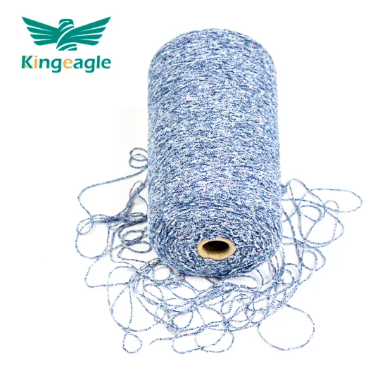 Fabricante de hilados Kingeagle Space Dye Chenille Chunky Yarn para tejer