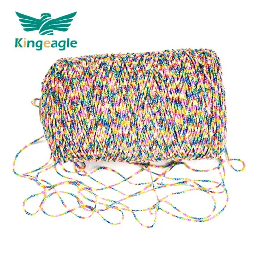 Hilo de tejer Kingeagle de alta calidad, colorido, 100% poliéster, supercalor, chenilla elegante