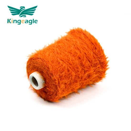 Kingeagle fabricante suministro pluma de nailon 4cm pelo 7nm/1 pestaña hilo de visón de lujo