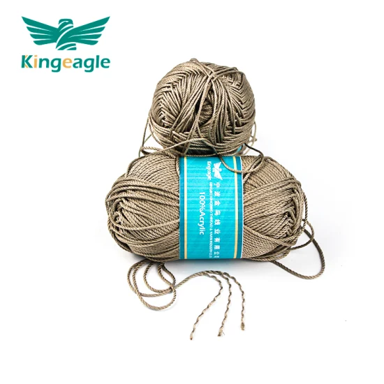 Kingeagle proveedor profesional teñido leche algodón bola de hilo ganchillo muestra gratis